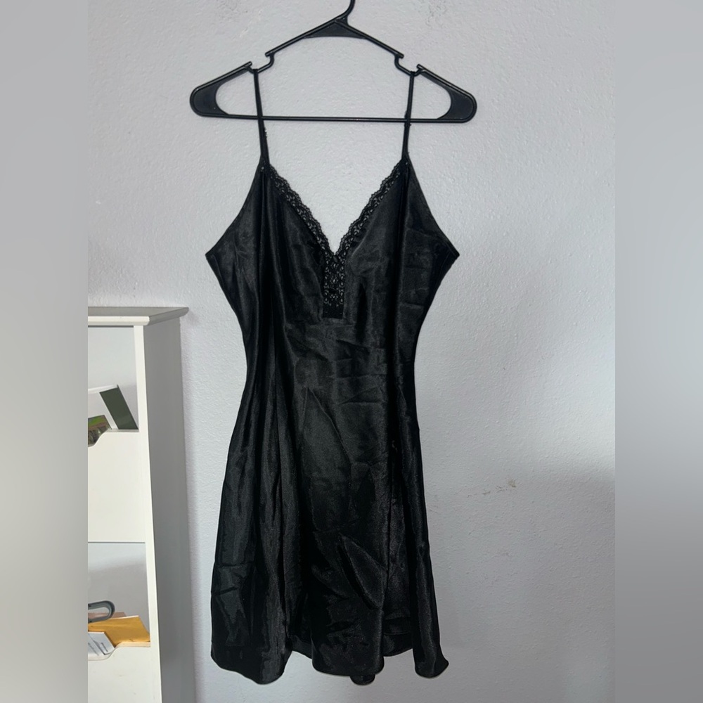 Delicates Black Lace Slip